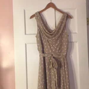 COPY - Tan and Polka Dot Light Dress